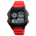 skmei 1299 japanese designer digital hand square watch